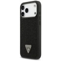 Etui Guess Rhinestone Triangle Logo do iPhone 17 Pro Max czarny
