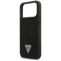 Etui Guess Rhinestone Triangle Logo do iPhone 17 Pro Max czarny