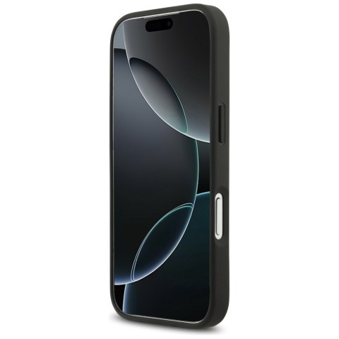 Etui Guess Rhinestone Triangle Logo do iPhone 17 Pro czarny