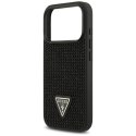 Etui Guess Rhinestone Triangle Logo do iPhone 17 Pro czarny