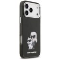 Etui Karl Lagerfeld IML Aquarelle Karl & Choupette & Logo MagSafe do iPhone 17 Pro Max czarny