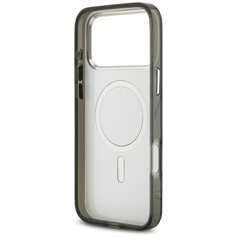 Etui Karl Lagerfeld IML Aquarelle Karl & Choupette & Logo MagSafe do iPhone 17 Pro Max czarny