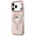 Etui Karl Lagerfeld IML Choupette MagSafe do iPhone 17 Pro różowy