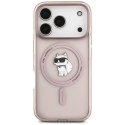 Etui Karl Lagerfeld IML Choupette MagSafe do iPhone 17 Pro różowy