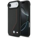 Etui BMW M Carbon Line & Logo MagSafe do iPhone Air czerwony