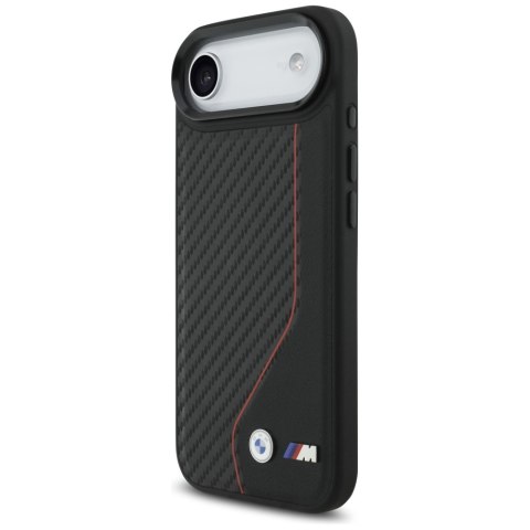 Etui BMW M Carbon Line & Logo MagSafe do iPhone Air czerwony