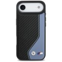 Etui BMW M Carbon Logo MagSafe do iPhone Air niebieski