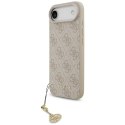 Etui Guess 4G Charms Collection MagSafe do iPhone Air różowy