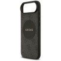 Etui Guess 4G Circle Classic Logo MagSafe do iPhone Air czarny