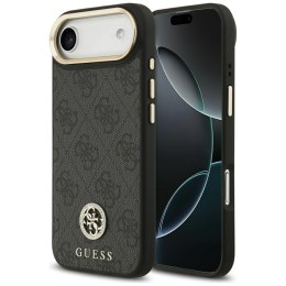 Etui Guess 4G Strass Logo MagSafe do iPhone Air czarny