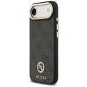 Etui Guess 4G Strass Logo MagSafe do iPhone Air czarny
