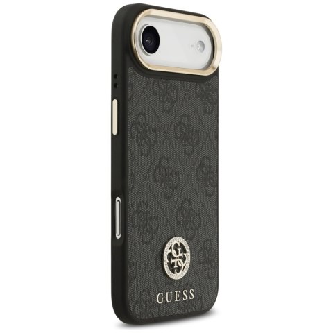 Etui Guess 4G Strass Logo MagSafe do iPhone Air czarny