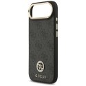 Etui Guess 4G Strass Logo MagSafe do iPhone Air czarny