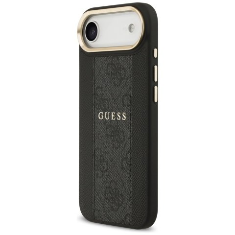 Etui Guess 4G Stripe MagSafe do iPhone Air czarny