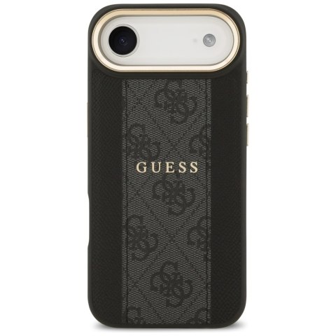 Etui Guess 4G Stripe MagSafe do iPhone Air czarny