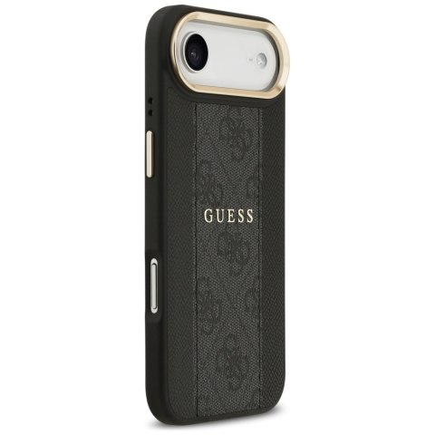 Etui Guess 4G Stripe MagSafe do iPhone Air czarny
