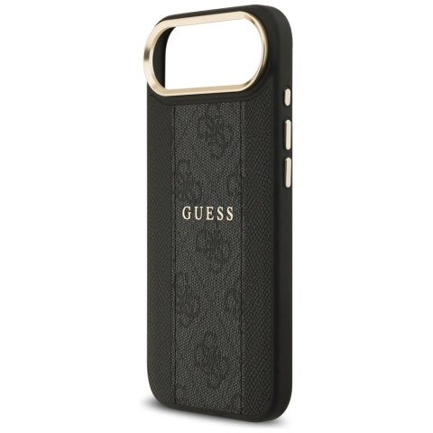 Etui Guess 4G Stripe MagSafe do iPhone Air czarny