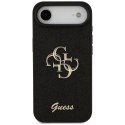 Etui Guess Fixed Glitter Big 4G do iPhone Air czarny
