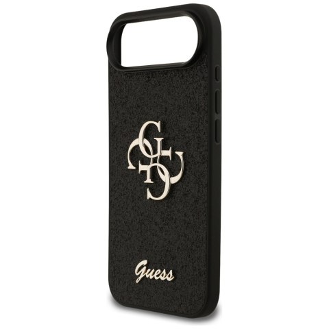Etui Guess Fixed Glitter Big 4G do iPhone Air czarny