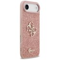 Etui Guess Fixed Glitter Big 4G do iPhone Air różowy