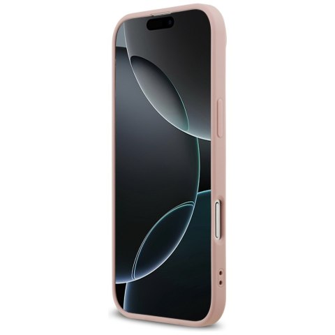 Etui Guess Fixed Glitter Big 4G do iPhone Air różowy