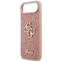 Etui Guess Fixed Glitter Big 4G do iPhone Air różowy