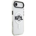 Etui Karl Lagerfeld IML Choupette Sketch Logo MagSafe do iPhone Air przezroczysty