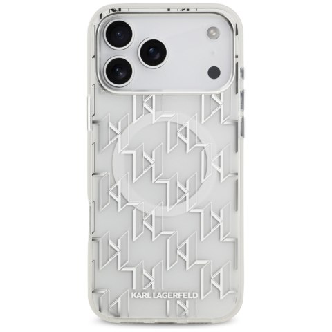 Etui Karl Lagerfeld IML KL Monogram MagSafe do iPhone 17 Pro Max biały