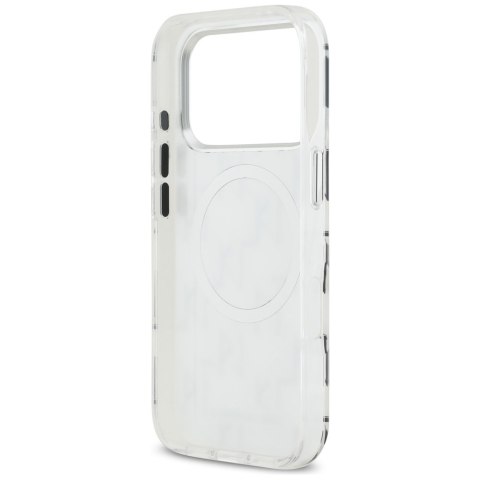 Etui Karl Lagerfeld IML KL Monogram MagSafe do iPhone 17 Pro biały