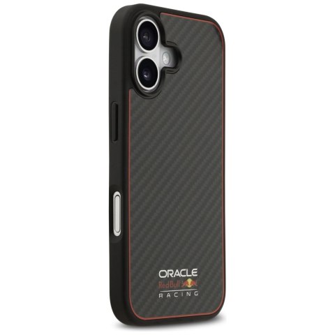 Etui Red Bull Kevlar Logo Matt MagSafe do iPhone 17 czarny