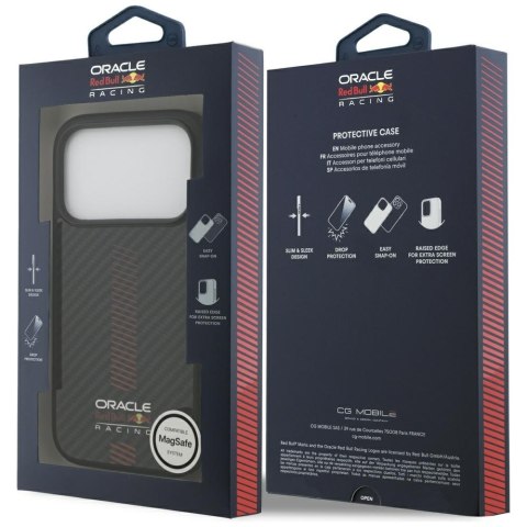 Etui Red Bull Kevlar Powerbar MagSafe do iPhone 17 Pro czarny