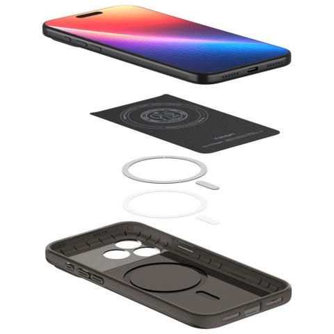 Etui Spigen Thin Fit MAG MagSafe do iPhone 17 Pro gunmetal