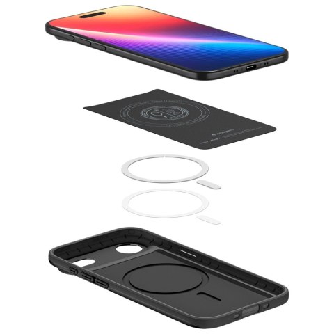 Etui Spigen Thin Fit MAG MagSafe do iPhone Air czarny