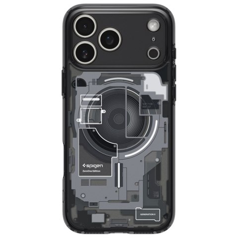 Etui Spigen Ultra Hybrid Mag MagSafe do iPhone 17 Pro Max zero one czarny
