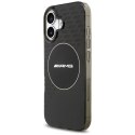 Etui AMG Double Layer Transparent Smocked MagSafe do iPhone 17 czarny
