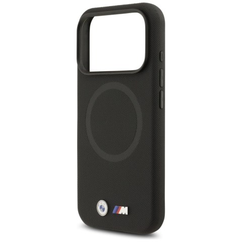 Etui BMW M FW Metal Logo MagSafe do iPhone 17 Pro Max czarny