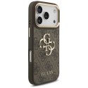 Etui Guess 4G Big 4G Classic Logo Big Strap Metal Buttons do iPhone 17 Pro brązowy
