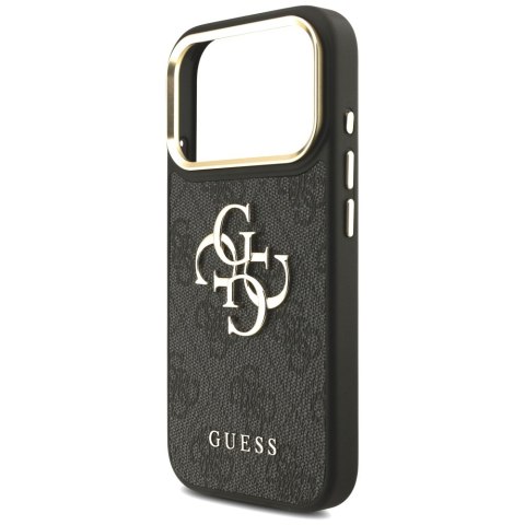 Etui Guess 4G Big 4G Classic Logo Big Strap Metal Buttons do iPhone 17 Pro czarny