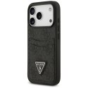 Etui Guess 4G Double Card Triangle do iPhone 17 Pro czarny