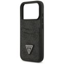 Etui Guess 4G Double Card Triangle do iPhone 17 Pro czarny