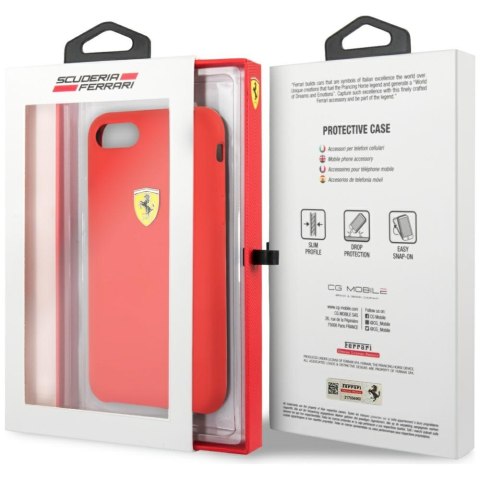 Ferrari Hardcase FESSIHCI8RE iPhone 7/8SE2020 czerwony/red Silicone