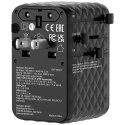 Verbatim Adapter podróżny EU/UK/US GaN 2xUSB-C/2xUSB-A/1xUSB-C PD 100W czarny 30191