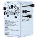Verbatim Adapter podróżny EU/UK/US GaN 2xUSB-C/2xUSB-A/1xUSB-C PD 100W niebieski 30192