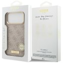Etui Guess 4G Logo Plate MagSafe do iPhone 17 Pro Max różowy