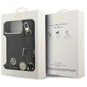 Etui Guess 4G Srtass Logo & Big Strap Metal Buttons MagSafe do iPhone 17 Pro Max czarny