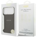 Etui Guess Classic Logo MagSafe do iPhone 17 Pro Max brązowy