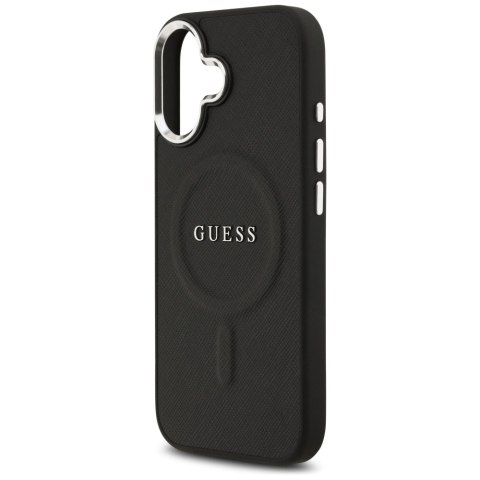 Etui Guess Classic Logo MagSafe do iPhone 17 czarny