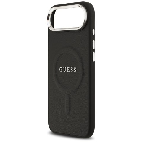 Etui Guess Classic Logo MagSafe do iPhone Air czarny