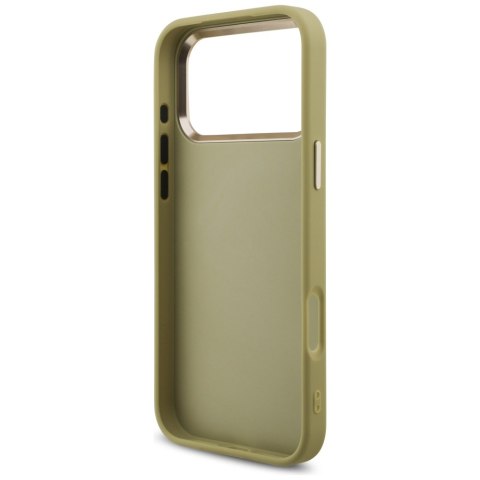 Etui Guess Fixed Glitter Big 4G Metal Frame do iPhone 17 Pro Max złoty