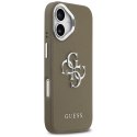 Etui Guess Grained Big 4G Classic Logo do iPhone 17 brązowy
